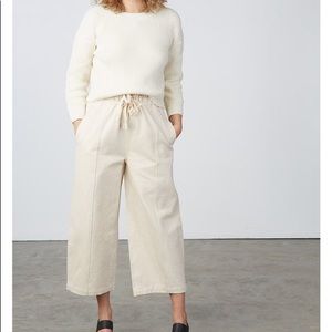 ALI GOLDEN COTTON PULLOVER -CREAM